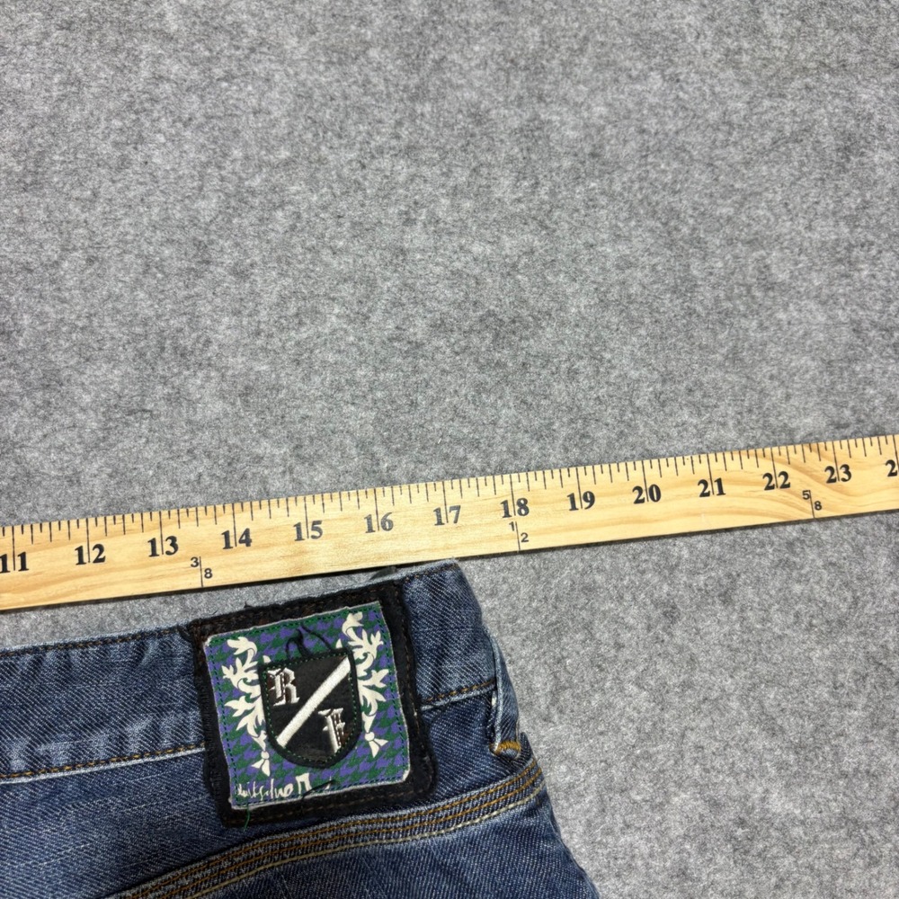 Quiksilver Reese Forbes Signature Jeans Men 34 Blue Denim Skate Relaxed Straight - Picture 5 of 7